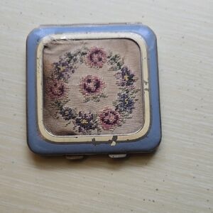 Floral Embroidered Compact